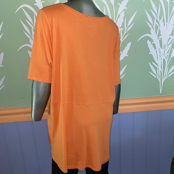 J. Jill Tops J Jill Pima Cotton Shirttail Tee Xl Poshmark